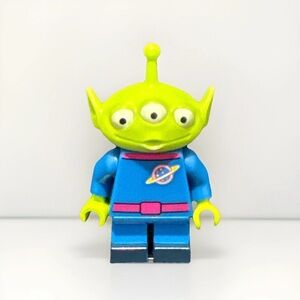 LEGO Toy Story Three-Eyed Alien Minifigure - Blue and Yellow